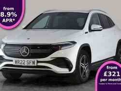 White Used 2022 Mercedes EQA250 AMG line SUV | £21,870 (Fair price)