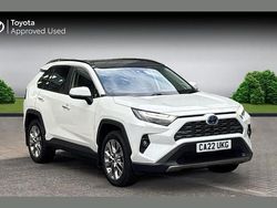 White pearl Used 2022 Toyota RAV4 Hybrid SUV | £27,290 (Fair price)