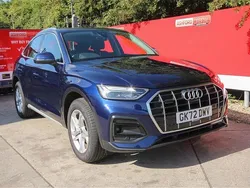 Blue Used 2022 Audi Q5 Sportback Sport SUV | £29,295 (Good price)