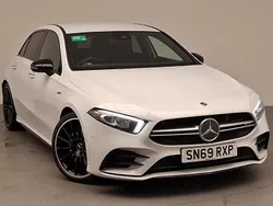 White Used 2019 Mercedes A35 AMG Premium Hatchback | £20,498 (Fair price)