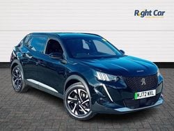 Black Used 2022 Peugeot e-2008 GT SUV | £14,899