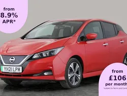 Red Used 2021 Nissan Leaf N-Connecta Hatchback | £8,861 (Fair price)