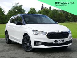 Candy white black magic pearl effect Used 2022 Skoda Fabia Colour Edition Hatchback | £14,745 (Fair price)