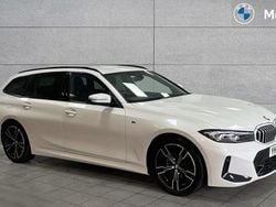Mineral white metallic Used 2025 BMW 320 M Sport Estate | £33,750 (Fair price)