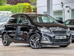 Black Used 2017 Peugeot 108 Allure Hatchback | £8,795 (Fair price)