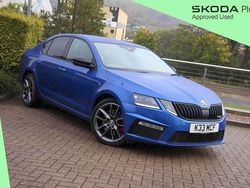 Race blue metallic Used 2019 Skoda Octavia vRS Hatchback | £19,995 (Fair price)