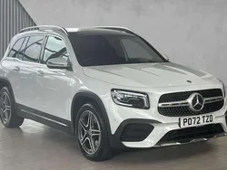White Used 2022 Mercedes GLB220 AMG line SUV | £31,780 (Fair price)