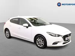 White Used 2017 Mazda 3 Hatchback | £10,399 (Fair price)