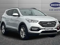 Silver Used 2016 Hyundai Santa Fe Premium SE SUV | £12,020