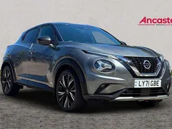 Grey Used 2022 Nissan Juke Tekna+ SUV | £17,375 (Fair price)