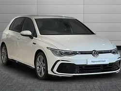 Pure white Used 2022 VW Golf VIII R-line Hatchback | £21,790 (A bit pricey)