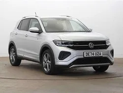 Silver Used 2024 VW T-Cross R-line SUV | £23,212 (Fair price)