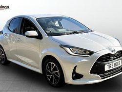 White Used 2022 Toyota Yaris Hybrid Design Hatchback | £16,657 (Fair price)