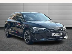 Black New 2025 Audi A3 e-tron S-Line Hatchback | £31,450 (Good price)