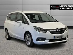 White Used 2018 Vauxhall Zafira Tourer SRi MPV | £10,150 (Fair price)
