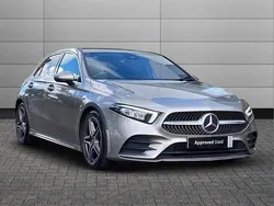 Mojave silver Used 2020 Mercedes A180 AMG line Hatchback | £15,990 (Fair price)