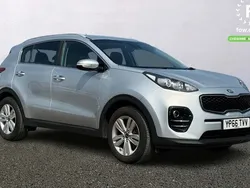 Silver Used 2016 Kia Sportage 2 SUV | £9,899 (Fair price)