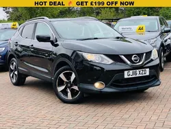 Black Used 2016 Nissan Qashqai N-TEC SUV | £6,100 (Good price)