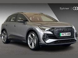 Grey New 2025 Audi Q4 e-tron Black Edition SUV | £52,000 (Super price)
