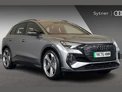 Grey New 2025 Audi Q4 e-tron Black Edition SUV | £52,000 (Super price)
