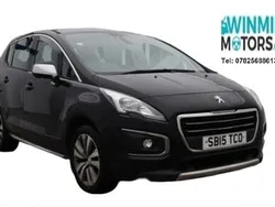 Black Used 2015 Peugeot 3008 Active | £3,695 (Fair price)