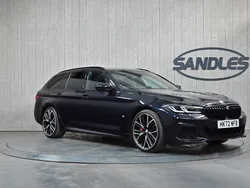Black Used 2022 BMW 520 M Sport Estate | £30,799 (Fair price)