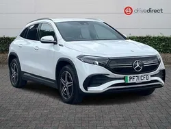 White Used 2022 Mercedes EQA350 AMG line SUV | £21,490 (Fair price)