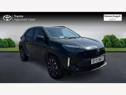 Black Used 2023 Toyota Yaris Hybrid Design Hatchback | £21,528 (Expensive)