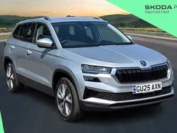 Brilliant silver metallic New 2025 Skoda Karoq SE L SUV | £30,369 (Expensive)