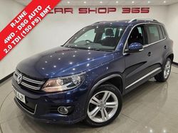 Blue Used 2015 VW Tiguan R-line SUV | £10,990 (Fair price)