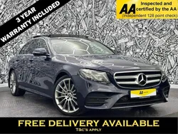 Blue Used 2019 Mercedes E350 AMG Line Premium Plus Sedan | £21,295 (Good price)