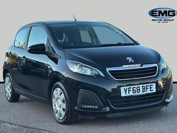 Black Used 2018 Peugeot 108 Active Hatchback | £8,890 (Fair price)