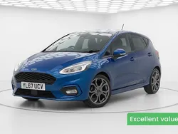 Blue Used 2018 Ford Fiesta ST-Line Hatchback | £7,995 (Fair price)