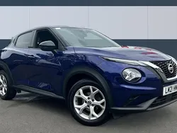 Blue Used 2021 Nissan Juke N-Connecta SUV | £11,291 (Fair price)