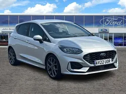 Silver Used 2022 Ford Fiesta ST-Line Hatchback | £13,295 (Fair price)