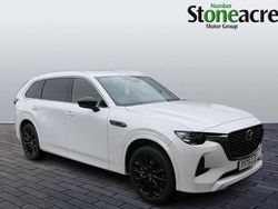 White New 2025 Mazda CX-80 Homura-Line SUV | £44,995 (Good price)