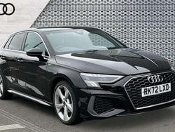 Black Used 2022 Audi A3 S-Line Hatchback | £20,154 (Fair price)