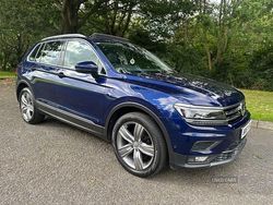Blue Used 2017 VW Tiguan SEL SUV | £13,950 (Fair price)