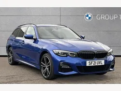 Blue Used 2021 BMW 330e M Sport Estate | £26,495 (A bit pricey)