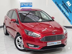 Red Used 2015 Ford Focus Titanium Hatchback | £6,395 (Fair price)