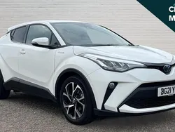 White Used 2021 Toyota C-HR Design SUV | £18,593 (Fair price)