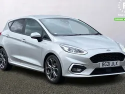 Silver Used 2021 Ford Fiesta ST-Line Hatchback | £14,099 (Fair price)