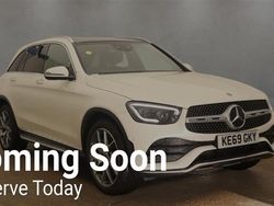 White Used 2020 Mercedes GLC300 AMG line SUV | £28,999 (A bit pricey)