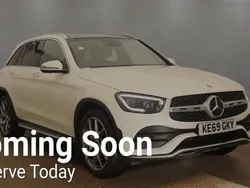 White Used 2020 Mercedes GLC300 AMG line SUV | £28,999 (Fair price)