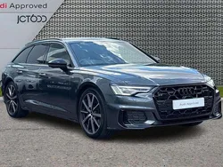 Grey Used 2025 Audi A6 Black Edition Estate | £43,700 (Expensive)