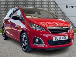Red Used 2021 Peugeot 108 Allure Hatchback | £9,250 (Fair price)