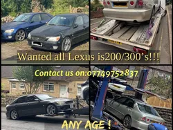 Blue Used 2002 Lexus IS200 Sedan | £999