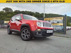 Red Used 2017 Jeep Renegade Limited SUV | £9,995 (A bit pricey)
