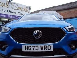 Battersea blue metallic Used 2023 MG ZS Exclusive Sedan | £16,500 (Fair price)