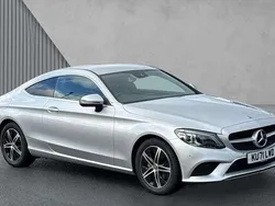 Silver Used 2021 Mercedes C180 AMG Line Premium Coupe | £22,392 (Expensive)